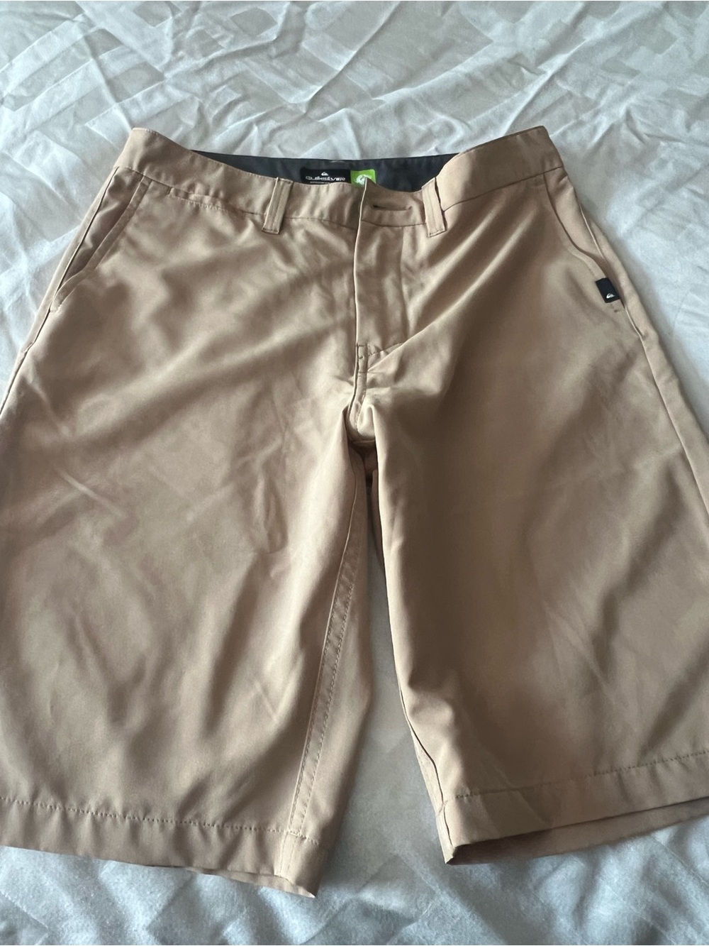Quiksilver Boys Tan Chino-Style Shorts